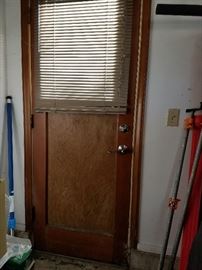 Garage exterior door