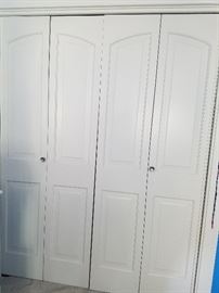 Double closet doors