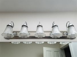 5 sconce over mirror lights