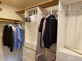 Master bed closet system