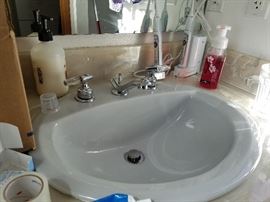 Master bath double sinks