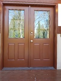 Front double doors
