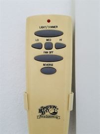 Master bedroom Hampton ceiling fan