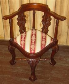 Child's Mahogany Corner Chair