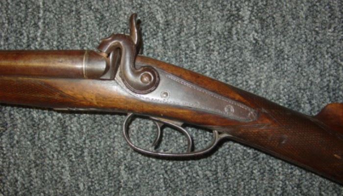 Mid 1800's 12 Gauge Percussion Shotgun