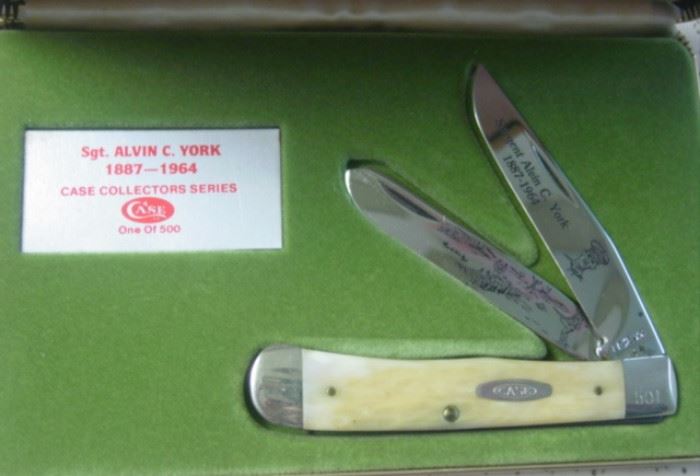 1984 Case XX Sgt. Alvin C. York Collectors Knife
