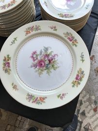 Detail of the Rose China from Occupied Japan (94 pieces-$280)
