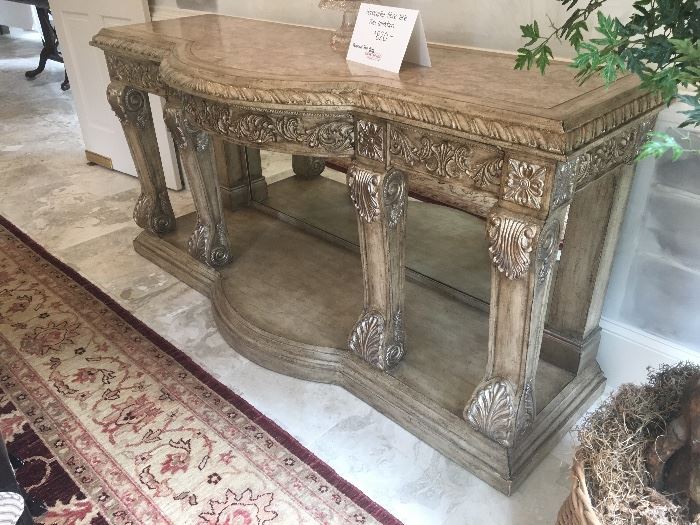 Handcrafted Stone Table from ADAC's Platt Collection ($820)