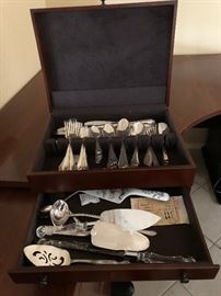 Set of Silver Plate flatware