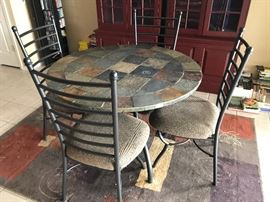 Heavy Slate top Dinette set