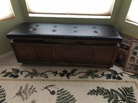 Lane Cedar chest with cushion top for seating