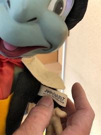 Vintage Disney Jiminey Cricket doll