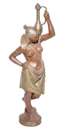 8. 19th C Egyptian CastIron Figure