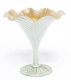12. Quezal Art Glass Vase