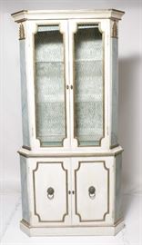 40. Hollywood Regency Painted Bookcase