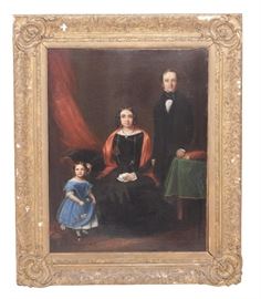 45. 19th C Henry Leander Family Portrait