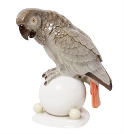 52. Hutschenreuther Porcelain Parrot