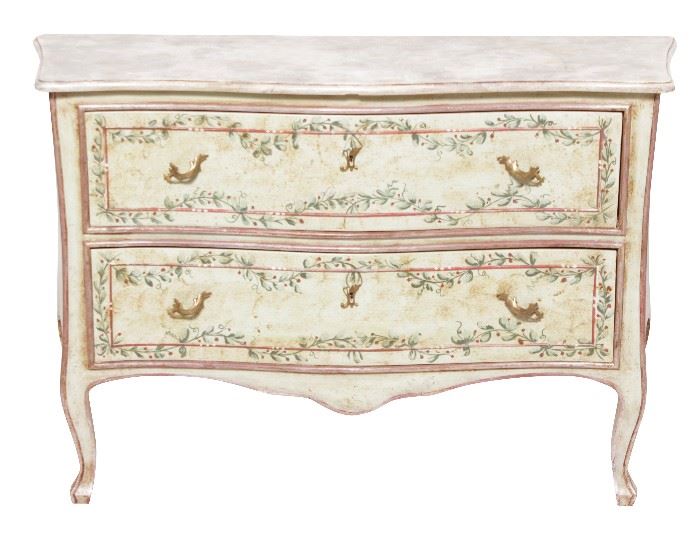 71. Venetian Green Painted Commode
