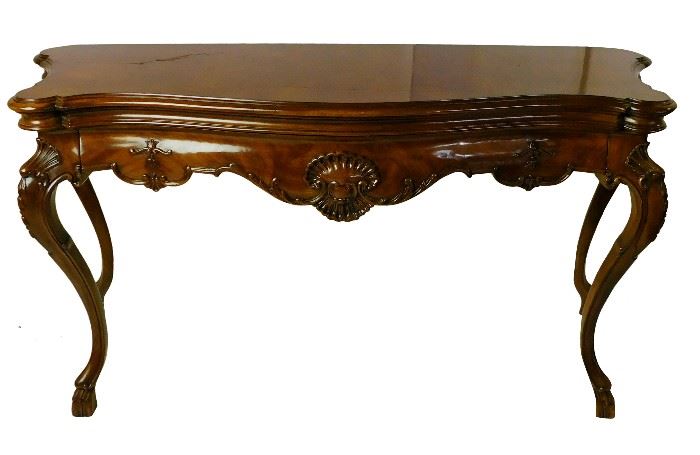 327. KARGES Burlwood 19th Style Console