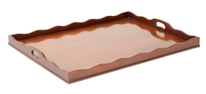 383. Mahogany Butlers Tray by BAKER Furniture Co,