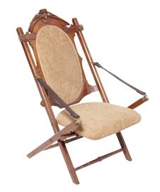 391. Victorian Aesthetic Movement Folding Chair