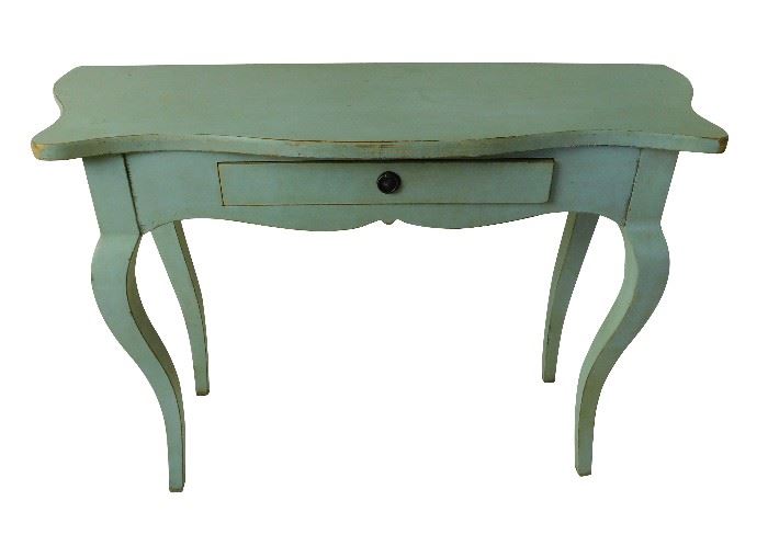 411. Louis XV Style Painted Gray Console
