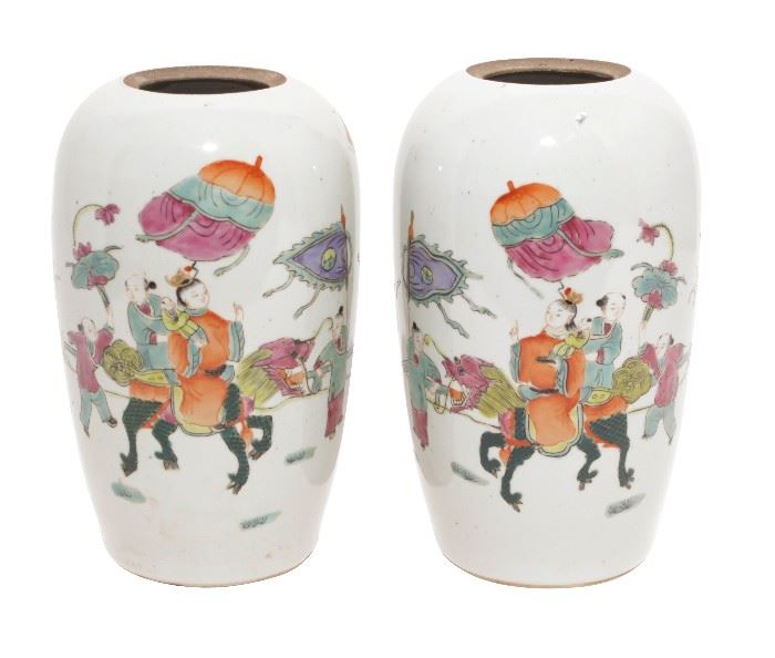 446. Pair of Chinese Porcelain Vases