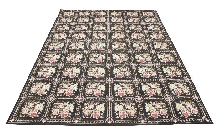 441. Large Victorian Style Hooked Rug