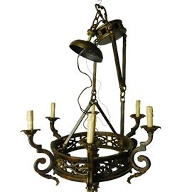 471. Wrought Iron Chandelier