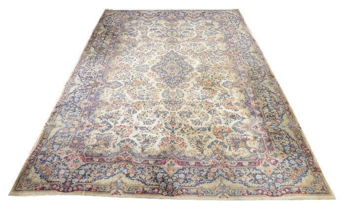 505. SemiAntique Kirman Kerman Persian Carpet
