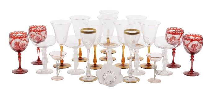 582. Set of Bohemian Glassware