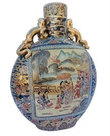 588. Monumental Chinese Porcelain Moon Flask