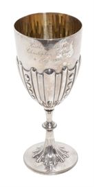 598. Mappin Webb Silver Plated Trophy