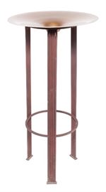 635. Contemporary Stand with Copper Insert