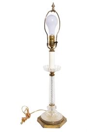 128. Crystal Candlestick Lamp