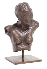 166. Bronze Bust of Lady