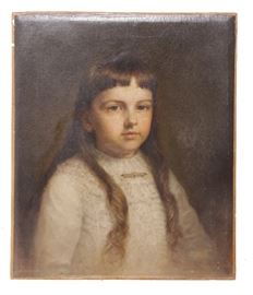 180. American English School Portrait of Girl