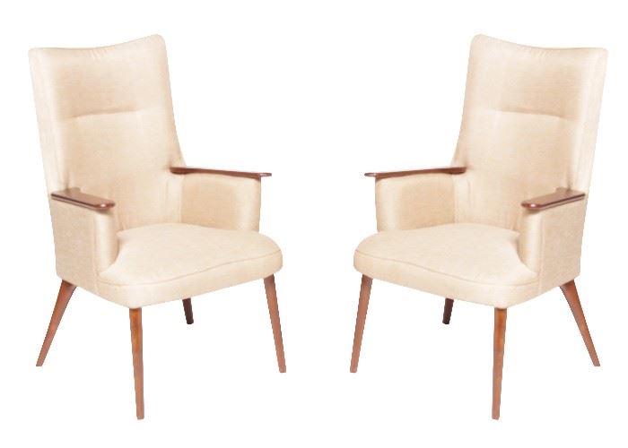 208. Pair of Italian Modernist Arm Chairs