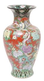 213. 19th C Japanese Porcelain Floor Vase