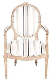 243. Louis XVI Style Fixed Fauteuil