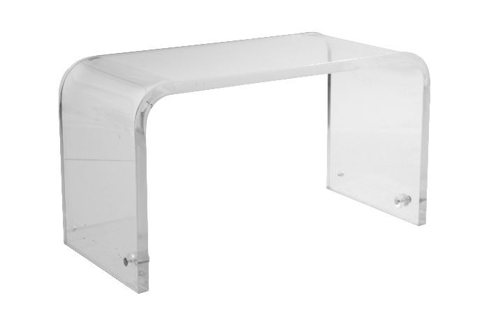254. Lucite Bench