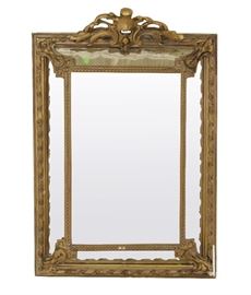 257. Neoclassical Gilt Mirror