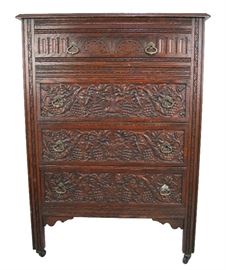 279. Heavily Carved Chest by Holland Furniture