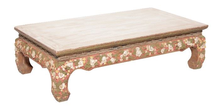 293. Asian Carved Low Table