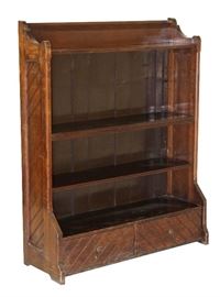 297. Victorian Waterfall Bookcase
