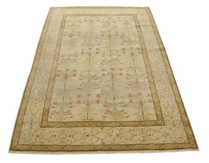 316. Oushak Pattern Handmade Carpet