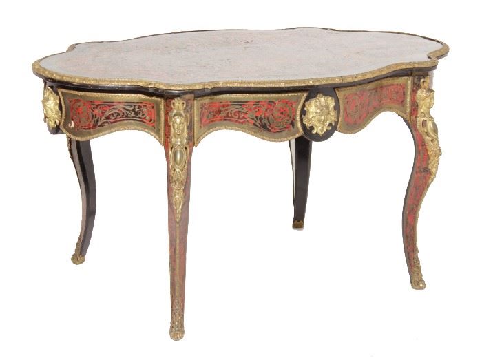 325. Napoleon III Boulle Center Table
