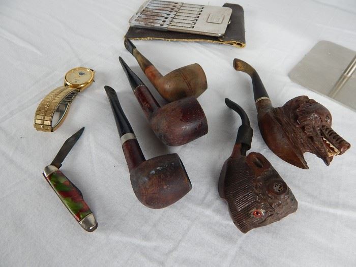 Antique pipe collection