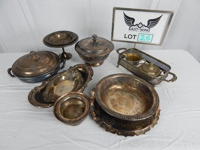 Silver plate lot