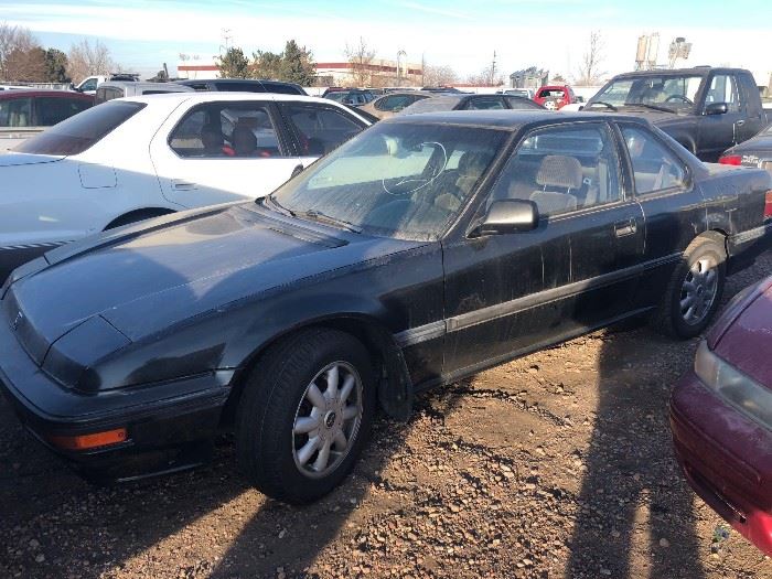 #2: 1989 Honda Prelude Passenger Car, VIN # JHMBA413XKC007513
KEY / RUN / DRIVE information will be provided at a later date

Year: 1989
Make: Honda
Model: Prelude
Vehicle Type: Passenger Car
Body Type: 2 Door Coupe
Trim Level: Si
Drive Line: FWD
Engine Type: L4, 2.0L
Fuel Type: Gasoline
Horsepower:
Transmission:
VIN #: JHMBA413XKC007513
